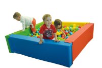 Bällebad Bällchenpools 120 x 40 x 120 cm mit...