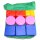 Schaumstoff Bauelemente Kunstleder 12 Teile inkl.Tasche