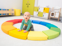 Sitzkissen Regenbogen 12 er Satz mit Antirutschboden