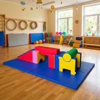 Krippen Bewegungsparcours mit Schwebebalken 7-tlg.