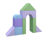 9-tlg. XXL Riesenbausteine Happy Castle