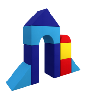 XXL Riesenbausteine Happy Castle 9-tlg.