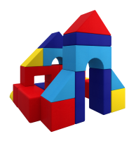 XXL Riesenbausteine Happy Castle 23-tlg.