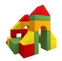 XXL Riesenbausteine Happy Castle 23-tlg.