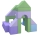 23-tlg. XXL Riesenbausteine Happy Castle