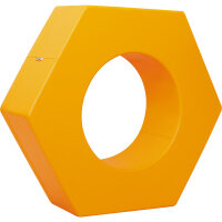 XXL Schaumstoffbaustein Sechseck-Ring Ø 120x60x60 cm
