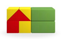 XXL Riesenbausteine Happy Castle 7-tlg.