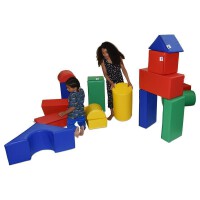 25-tlg. XXL Castle Softbausteine Sport mit Turnmatten