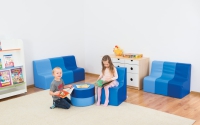 Sitzgruppe Max Quadro blau