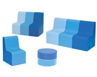 Sitzgruppe Max Quadro blau