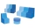 Sitzgruppe Max Quadro blau