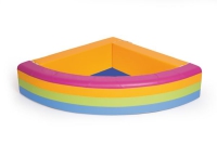 Eckbällebad Regenbogen inkl. Bälle