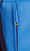 Wickeltischauflage mit Schutzkanten 101 cm x 25 cm Aufkantung blau