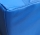 Wickeltischauflage mit Schutzkanten 101 cm x 25 cm Aufkantung blau