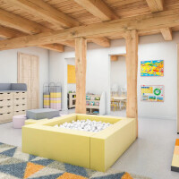 Bällebad 140 x 140 x 41 cm