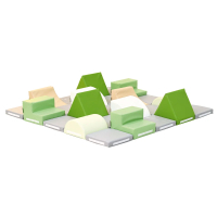 Krabbellandschaft Krabbelinsel 25-tlg.