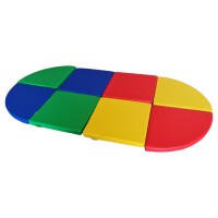 Turnmatte 8 er Satz mit Antirutschboden