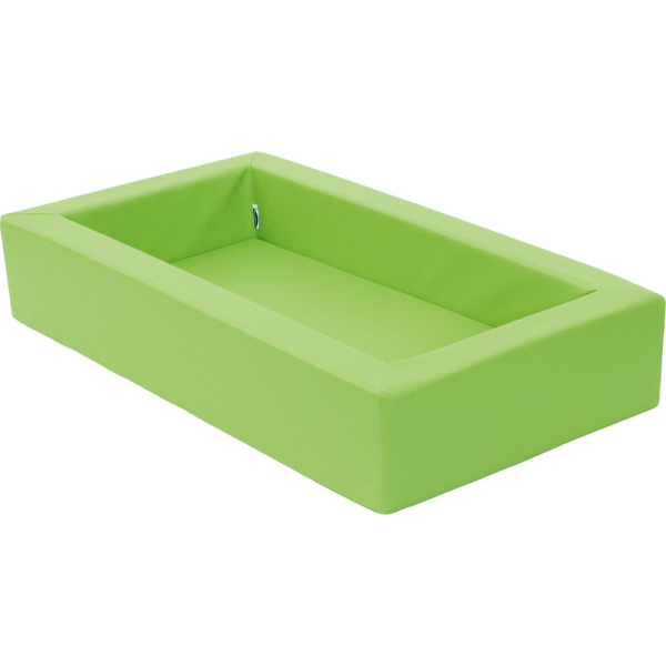 Bettchen hell grün (5132) + Matratze Türkis