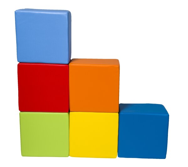 12 x Bunte Quader Steine