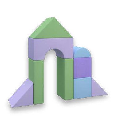 Happy Castle Pastell